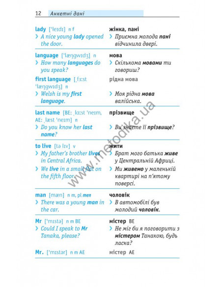 Починай говорити англійською - 1000 слів, які тобі дійсно потрібні - фото 13
