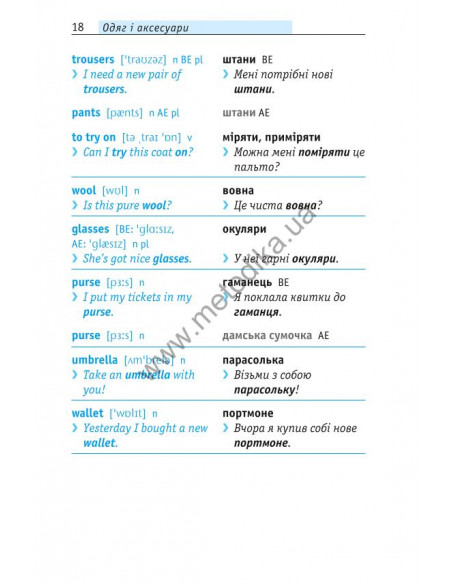 Починай говорити англійською - 1000 слів, які тобі дійсно потрібні - фото 19