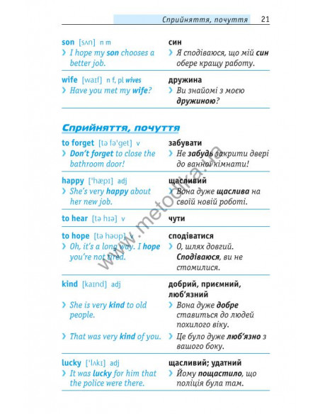Починай говорити англійською - 1000 слів, які тобі дійсно потрібні - фото 22