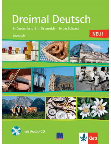 Dreimal Deutsch. Lesebuch A2/B1 - учебник по страноведению - фото 1
