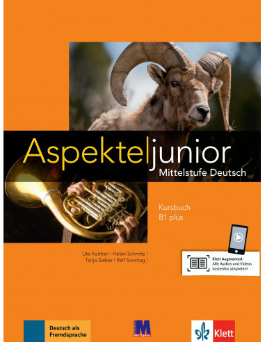 Аspekte junior. Mittelstufe Deutsch. Kursbuch B1 plus - учебник