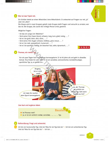 Wir neu B 1.1 Lehrbuch und Arbeitsbuch - підручник і робочий зошит - фото 8 Wir neu B 1.1 Lehrbuch und Arbeitsbuch - підручник і робочий зошит - фото 8