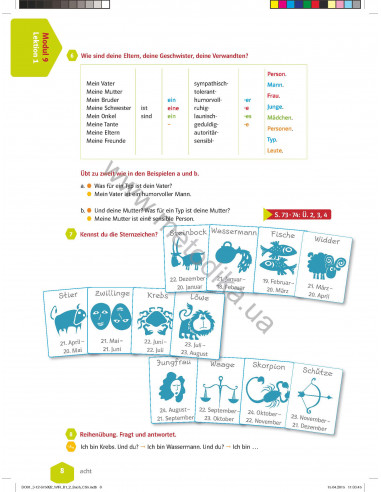 Wir neu B 1.1 Lehrbuch und Arbeitsbuch - підручник і робочий зошит - фото 9 Wir neu B 1.1 Lehrbuch und Arbeitsbuch - підручник і робочий зошит - фото 9