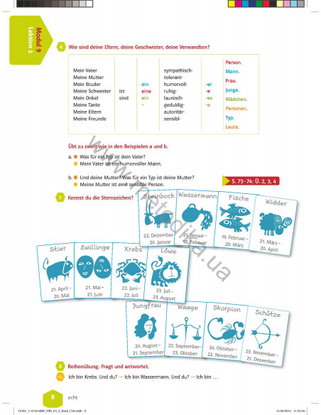 Wir neu B 1.1 Lehrbuch und Arbeitsbuch - підручник і робочий зошит - фото 9 Wir neu B 1.1 Lehrbuch und Arbeitsbuch - підручник і робочий зошит - фото 9