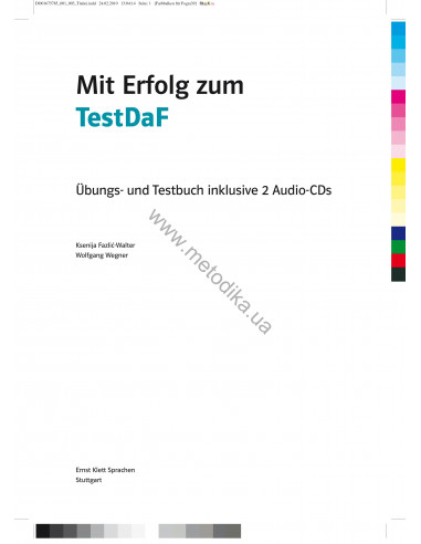 Mit Erfolg zum TestDaF. Übungs-und Testbuch - вправи і тестова книга - фото 1