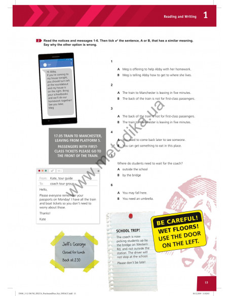 Practise and Pass A2 Key for Schools - Student's Book - фото 14