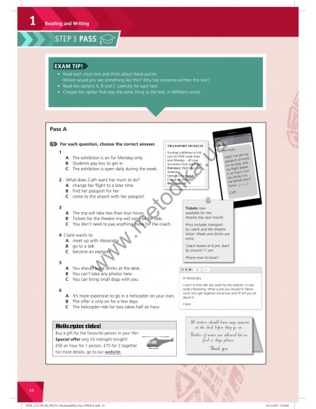 Practise and Pass A2 Key for Schools - Student's Book - фото 15