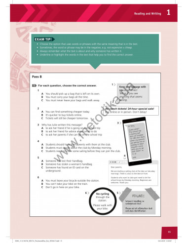 Practise and Pass A2 Key for Schools - Student's Book - фото 16
