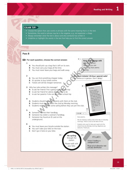 Practise and Pass A2 Key for Schools - Student's Book - фото 16