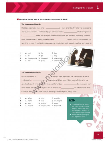 Practise and Pass B2 First for Schools - Student's Book - фото 14 Practise and Pass B2 First for Schools - Student's Book - фото 14