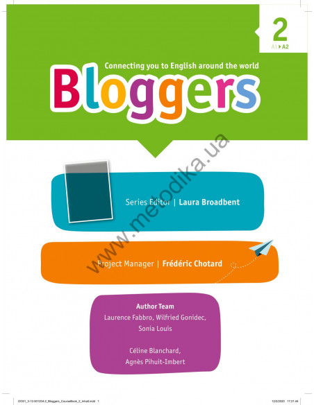 Bloggers 2 A1-A2 student`s book - підручник - фото 2