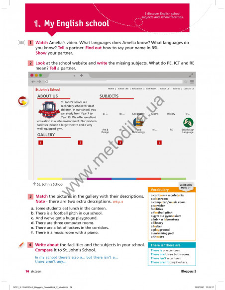 Bloggers 2 A1-A2 student`s book - підручник - фото 17