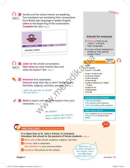 Bloggers 2 A1-A2 student`s book - підручник - фото 18