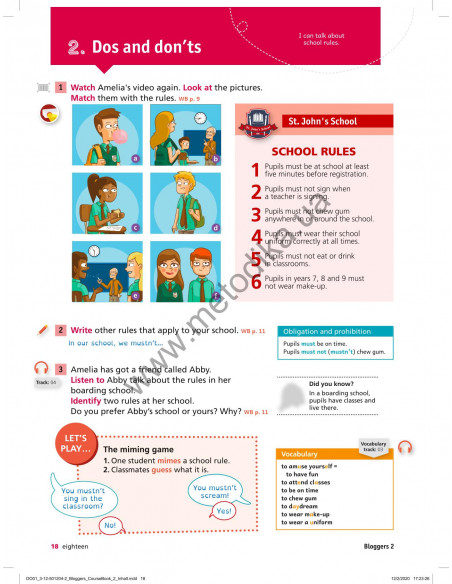 Bloggers 2 A1-A2 student`s book - підручник - фото 19