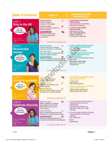 Bloggers 3 A2 student`s book - підручник - фото 5