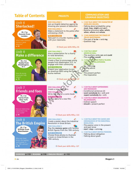 Bloggers 3 A2 student`s book - підручник - фото 7