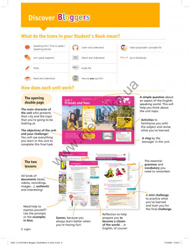 Bloggers 3 A2 student`s book - підручник - фото 9
