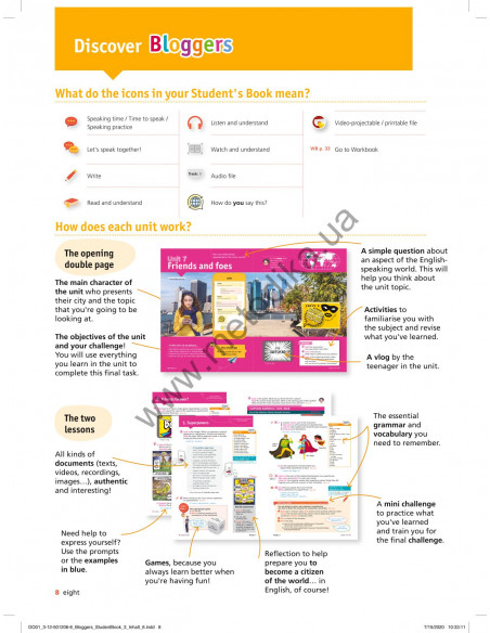Bloggers 3 A2 student`s book - підручник - фото 9