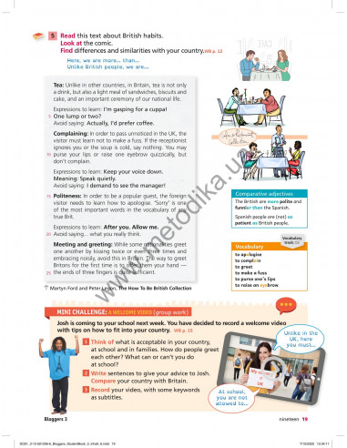 Bloggers 3 A2 student`s book - підручник - фото 20