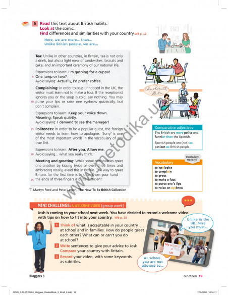 Bloggers 3 A2 student`s book - підручник - фото 20