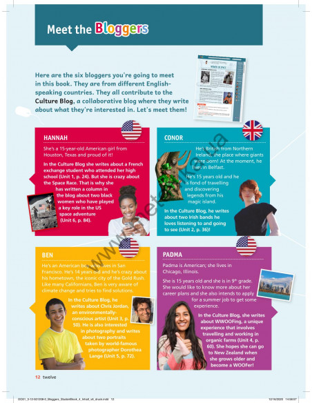 Bloggers 4 B1 student`s book - підручник - фото 13