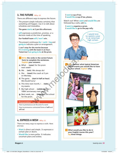 Bloggers 4 B1 student`s book - підручник - фото 22