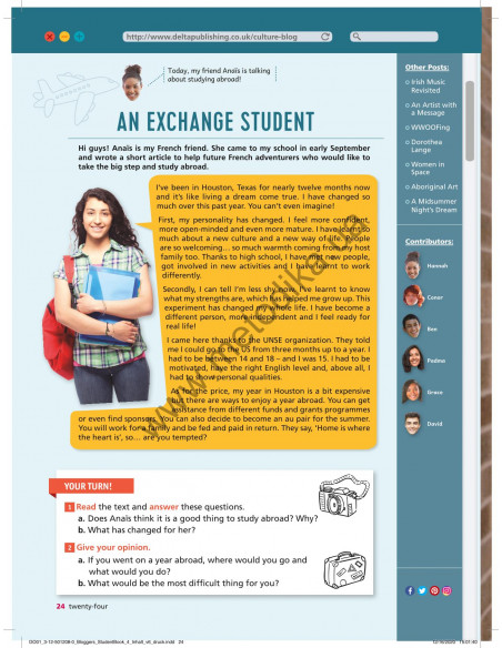 Bloggers 4 B1 student`s book - підручник - фото 25