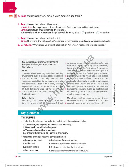 Bloggers 4 B1 workbook - робочий зошит - фото 11