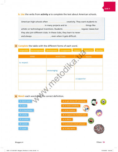 Bloggers 4 B1 workbook - робочий зошит - фото 16
