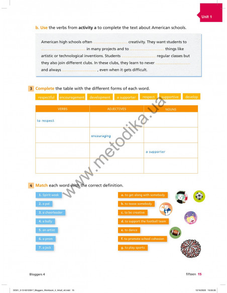 Bloggers 4 B1 workbook - робочий зошит - фото 16
