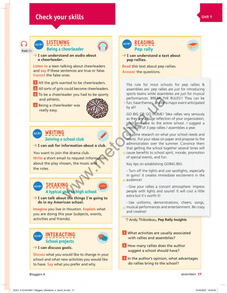 Bloggers 4 B1 workbook - робочий зошит - фото 18