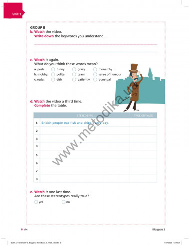 Bloggers 3 A2 workbook - робочий зошит - фото 7