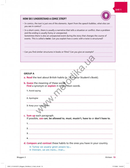 Bloggers 3 A2 workbook - робочий зошит - фото 14