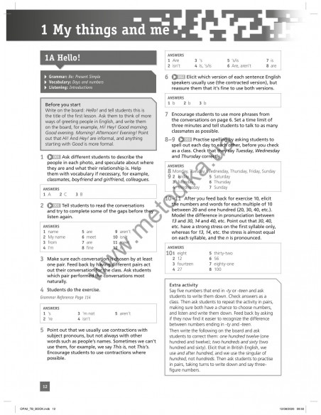 On Point A2 Elementary English, teachers book - книга вчителя - фото 13