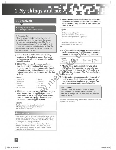 On Point A2 Elementary English, teachers book - книга вчителя - фото 15