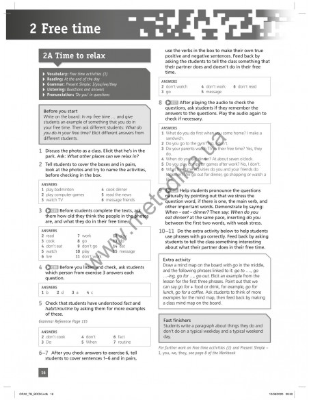 On Point A2 Elementary English, teachers book - книга вчителя - фото 17