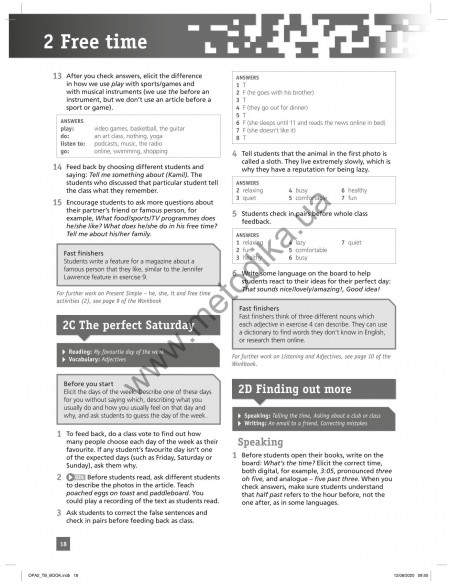 On Point A2 Elementary English, teachers book - книга вчителя - фото 19