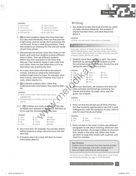 On Point A2 Elementary English, teachers book - книга вчителя - фото 20