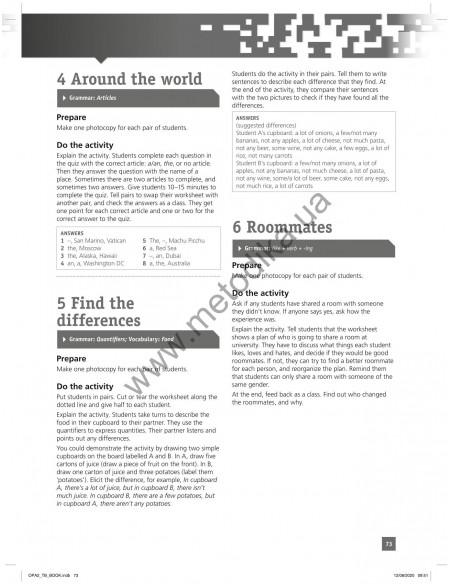 On Point A2 Elementary English, teachers book - книга вчителя - фото 34