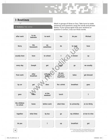 On Point A2 Elementary English, teachers book - книга вчителя - фото 39