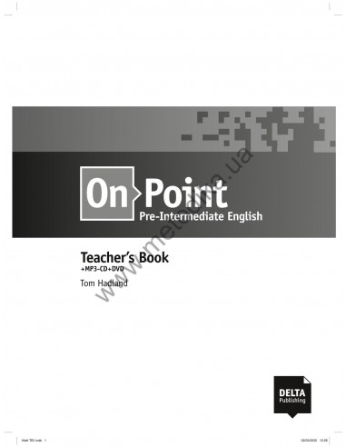 On Point B1 Pre-Intermediate English, teachers book - книга вчителя - фото 2
