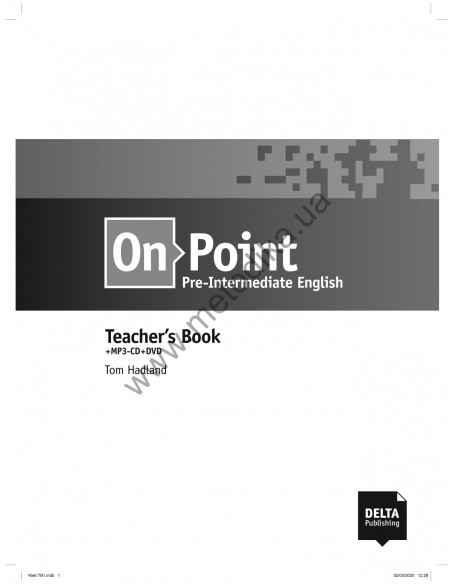 On Point B1 Pre-Intermediate English, teachers book - книга вчителя - фото 2