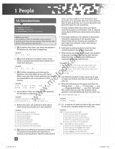 On Point B1 Pre-Intermediate English, teachers book - книга вчителя - фото 13