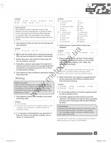 On Point B1 Pre-Intermediate English, teachers book - книга вчителя - фото 16