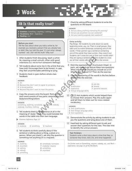 On Point B1 Pre-Intermediate English, teachers book - книга вчителя - фото 23