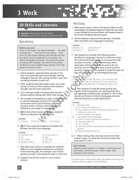 On Point B1 Pre-Intermediate English, teachers book - книга вчителя - фото 25