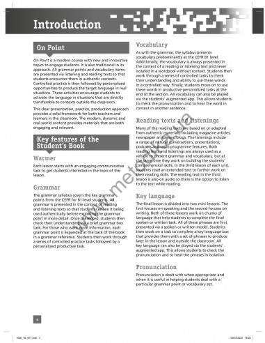 On Point B1+ Intermediate English, teachers book  - книга вчителя - фото 5