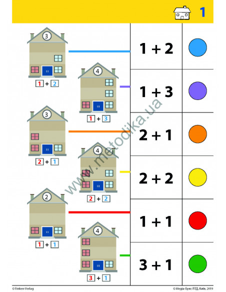 LOGICO PRIMO Вивчаю склад чисел без труднощів 1кл., математика НУШ - набір карток - фото 5