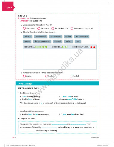 Bloggers 2 A1-A2 workbook - робочий зошит - фото 7