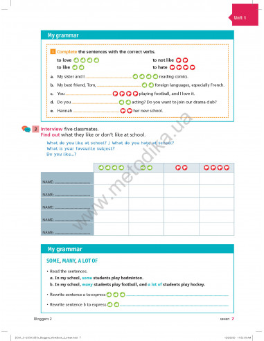 Bloggers 2 A1-A2 workbook - робочий зошит - фото 8
